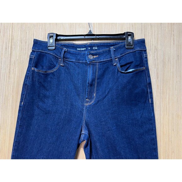 Old Navy - Women's High-Waist Stretch Jeans - Blue - # 10 - Picture 11 of 14